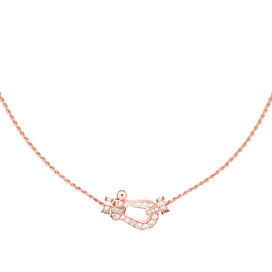 [Lunabriance]FORCE 10 PINK GOLD DIAMOND NECKLACE