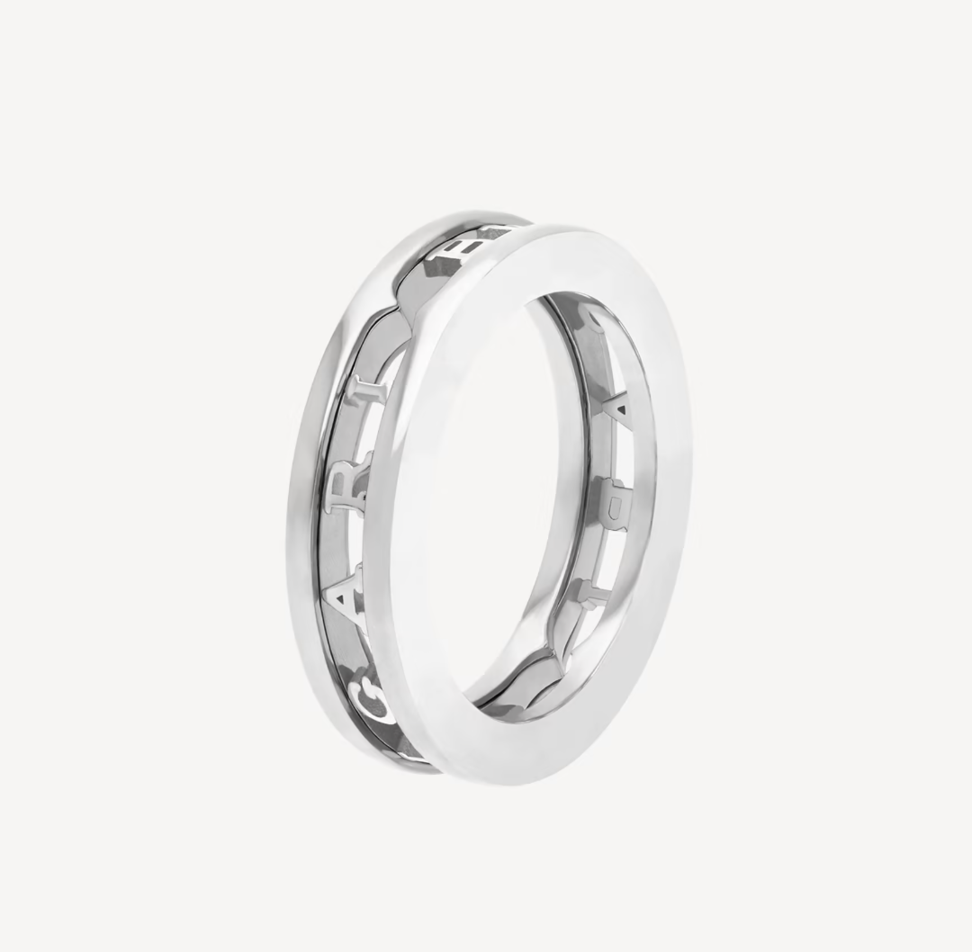 [Lunabriance]ZERO 1 ONE-BAND WITH OPENWORK LOGO SPIRAL RING