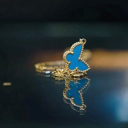 [ルナブリアンス]バタフライ ターコイズ バタフライ ブレスレット