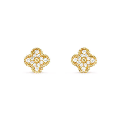 [Luna Brilliance]CLOVER  9.5MM EARRINGS COLLECTION