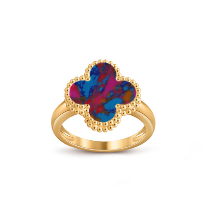 [Luna Brilliance]CLOVER RING GOLD COLLECTION