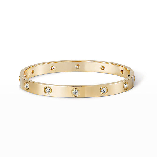 [Lunabriance]LOVE BRACELET 6.1MM 10 DIAMONDS