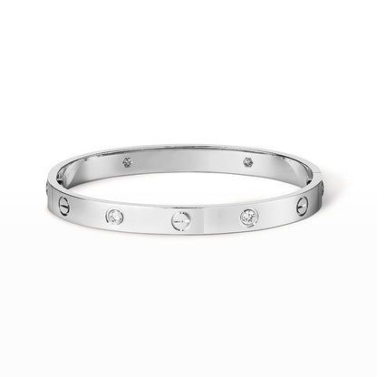 [Lunabriance]LOVE BRACELET 6.1MM 4 DIAMONDS