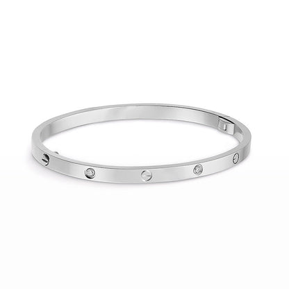 [Lunabriance]LOVE BRACELET 3.65MM 6 DIAMONDS