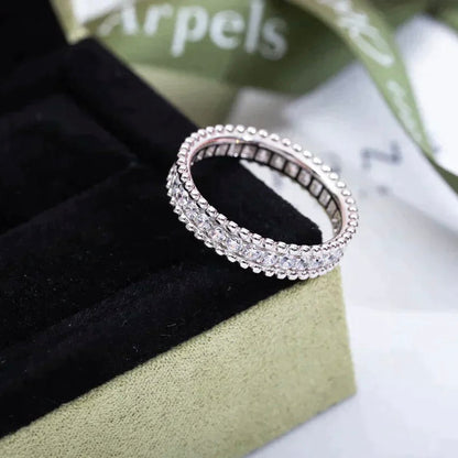 [Lunabriance]PERLEE DIAMOND SILVER RING