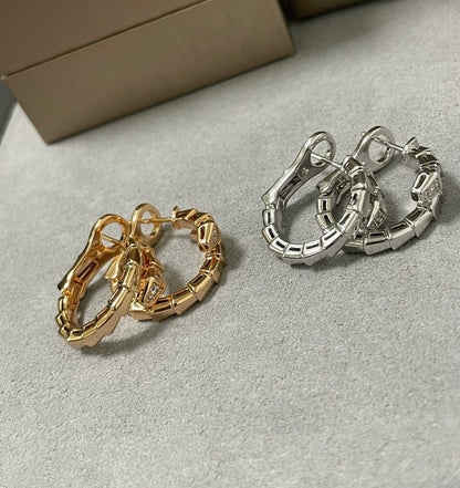 [Luna Brilliance]SERPENTI EARRINGS HALF DIAMOND