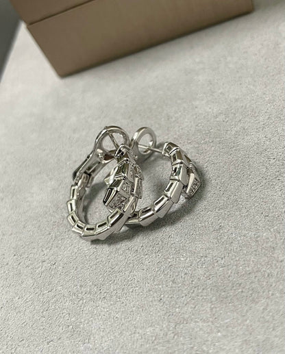 [Luna Brilliance]SERPENTI EARRINGS HALF DIAMOND