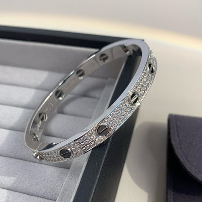 [Lunabriance]LOVE BRACELET 6.1MM DIAMOND-PAVED CERAMIC