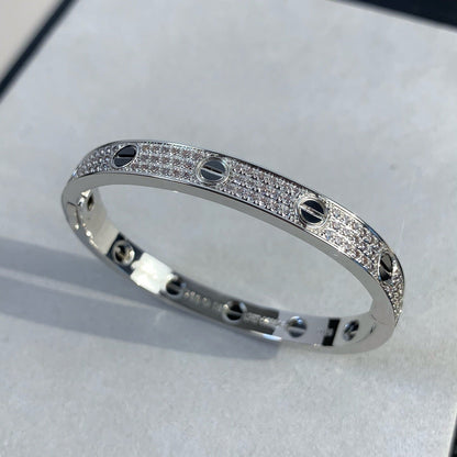 [Lunabriance]LOVE BRACELET 6.1MM DIAMOND-PAVED CERAMIC