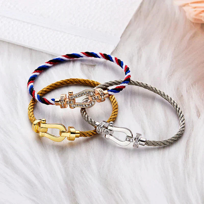 [Lunabriance]FORCE LARGE HORSESHOE NO DIAMOND BRACELET GOLD