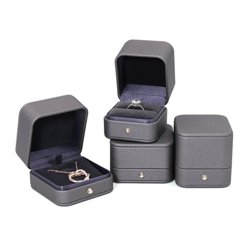 HIGH-GRADE PU LEATHER JEWELRY GIFT BOXï¼_O LOGO)