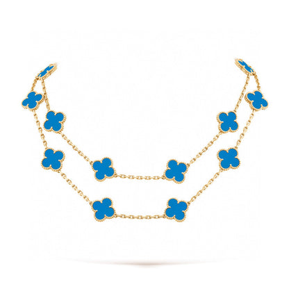 [Lunabriance]CLOVER 20 MOTIFS TURQUOISE GOLD