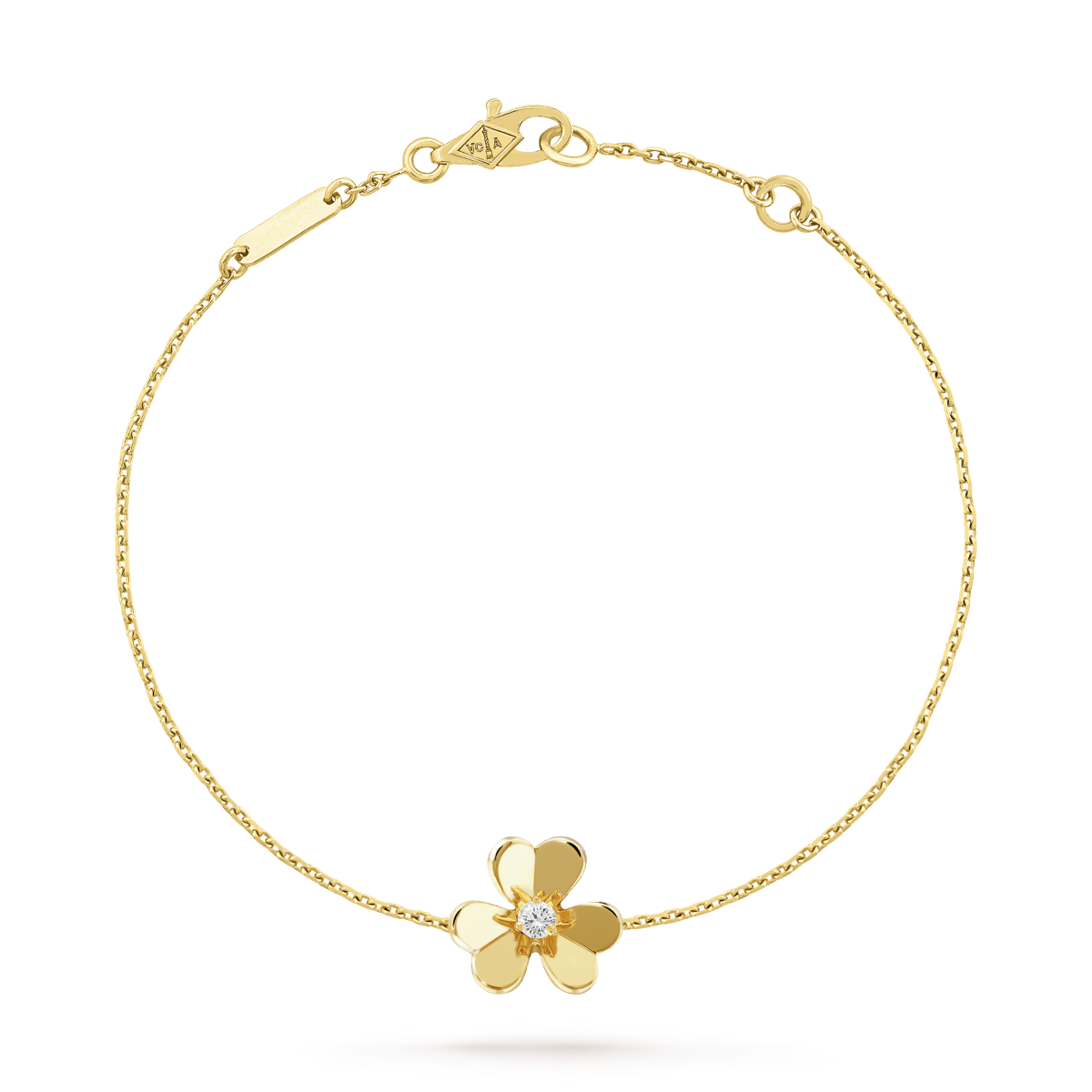 [Lunabriance]FRIVOLE GOLD FLOWER PINK MALACHITE BRACELET