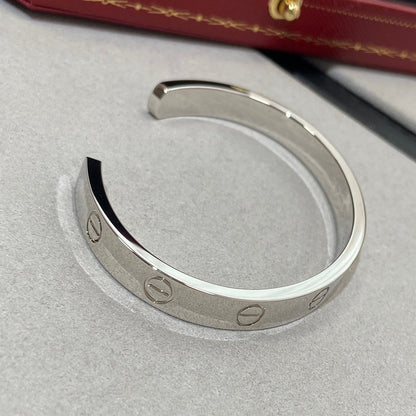 [Lunabriance]LOVE BRACELET 6.1MM 1 DIAMOND OPEN CUFF