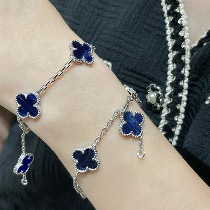 [Luna Brilliance]CLOVER 5 MOTIF PIETERSITE BRACELET COLLECTION
