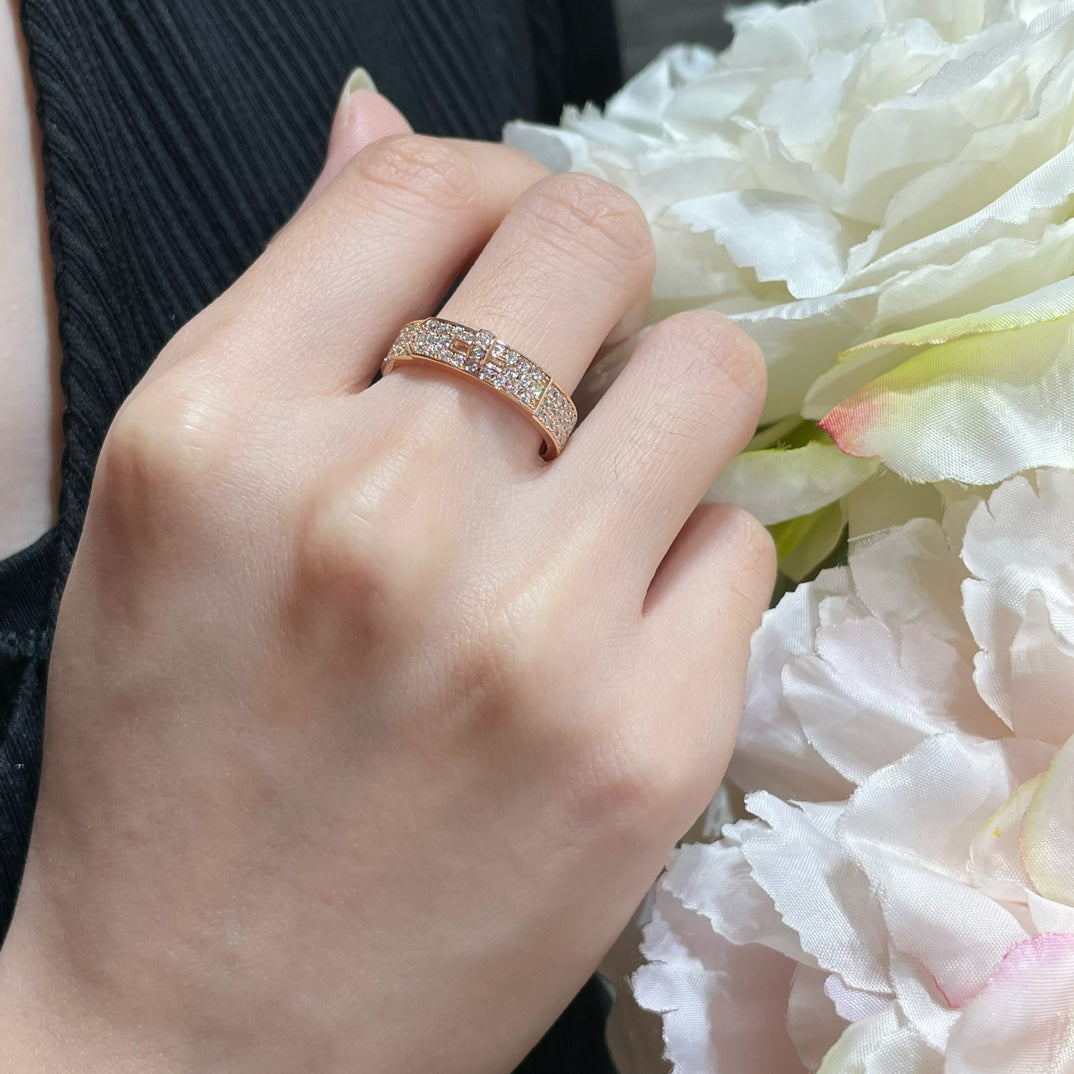 [Lunabriance]KELLY PINK GOLD DIAMOND RING