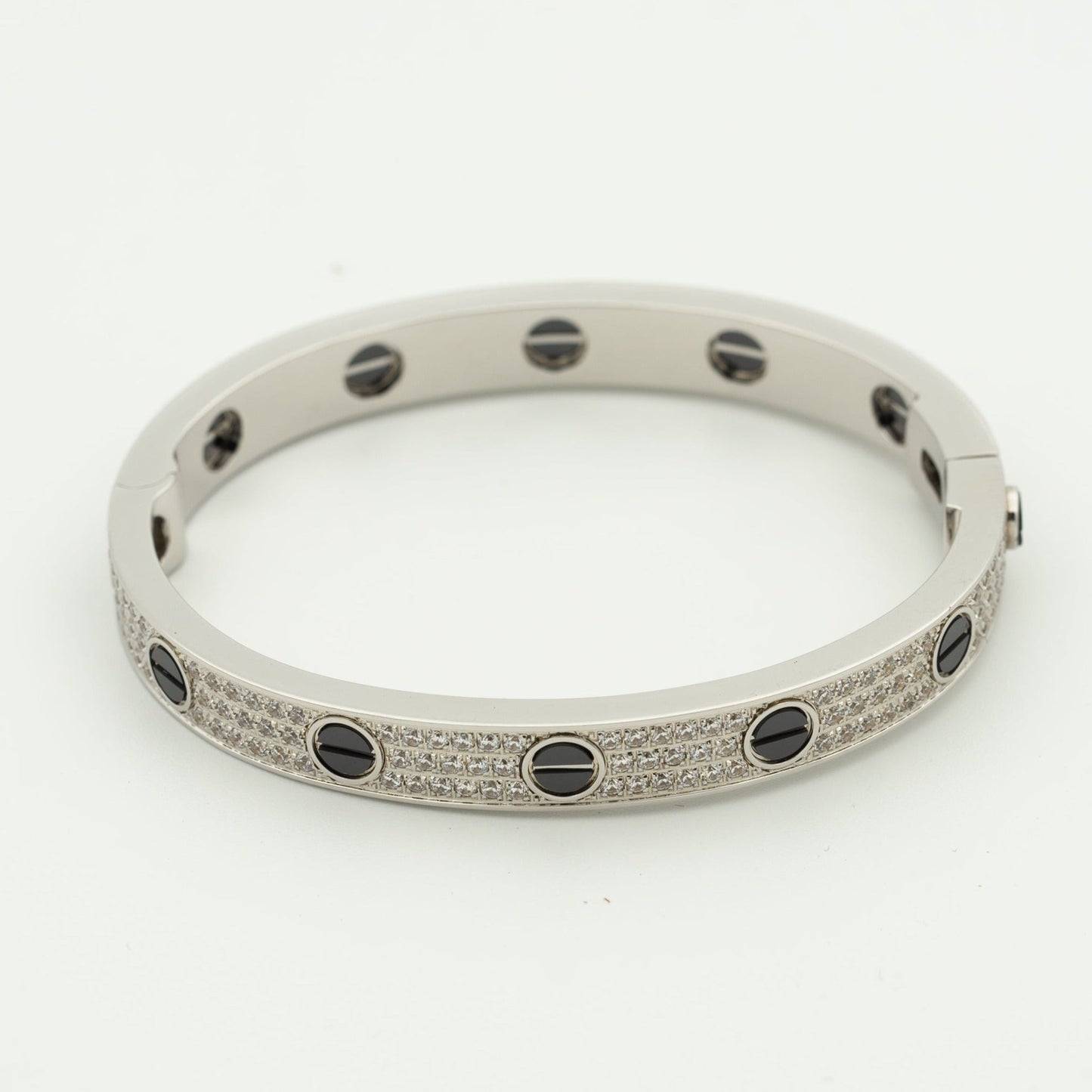 [Lunabriance]LOVE BRACELET 6.1MM DIAMOND-PAVED CERAMIC