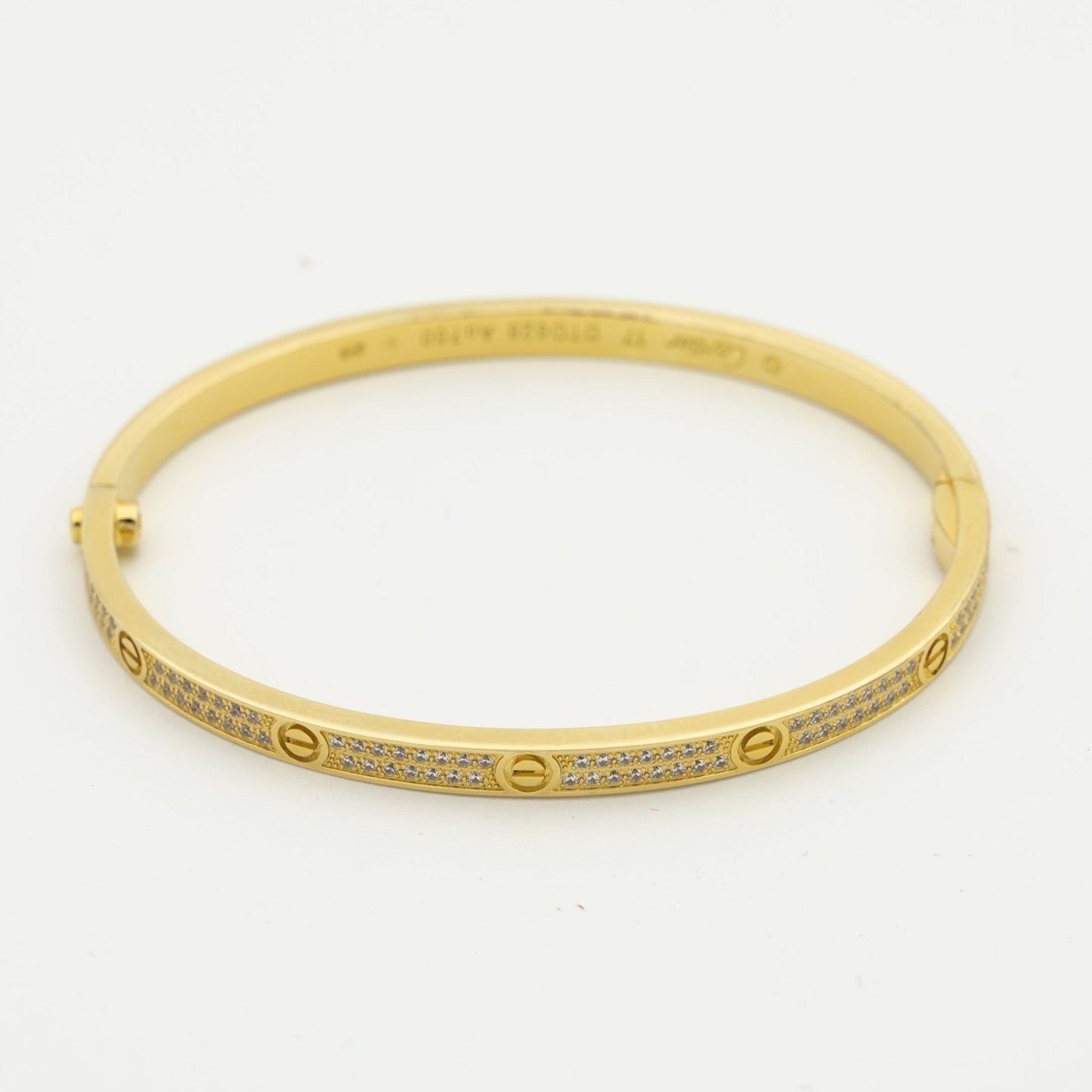 [Lunabriance]LOVE BRACELET 3.65MM DIAMOND-PAVED