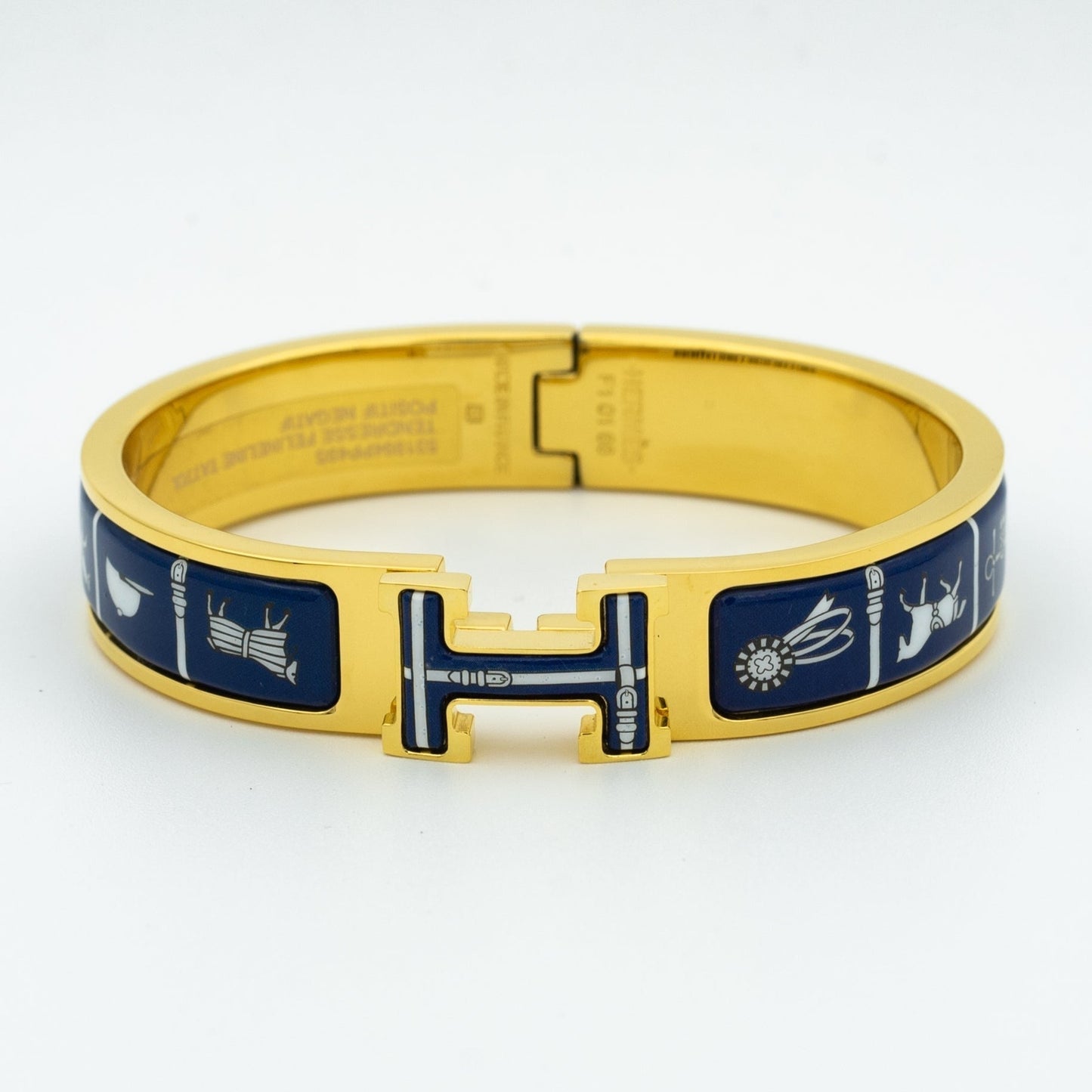 [Lunabriance]H BRACELET BLUE CERAMIC