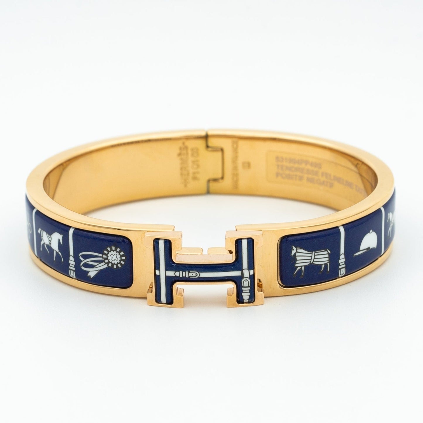 [Lunabriance]H BRACELET BLUE CERAMIC