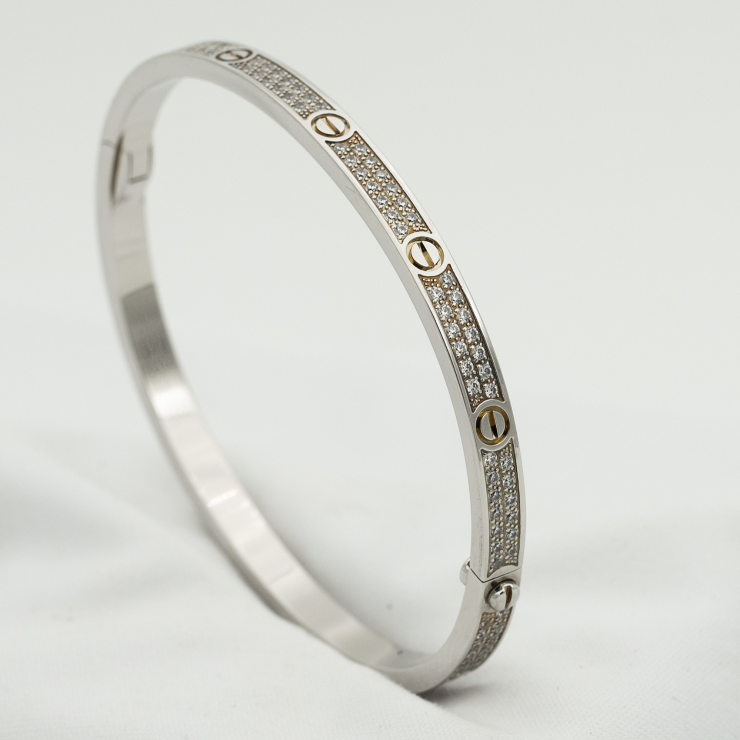 [Lunabriance]LOVE BRACELET 3.65MM DIAMOND-PAVED