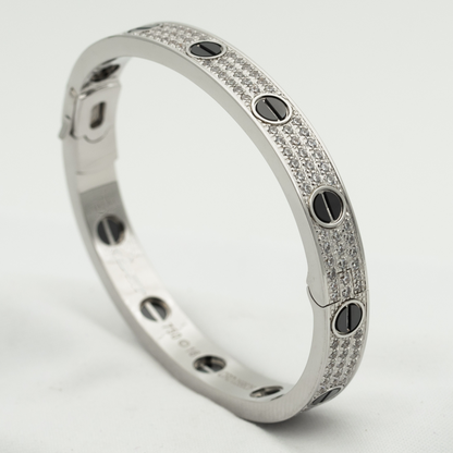 [Lunabriance]LOVE BRACELET 6.1MM DIAMOND-PAVED CERAMIC