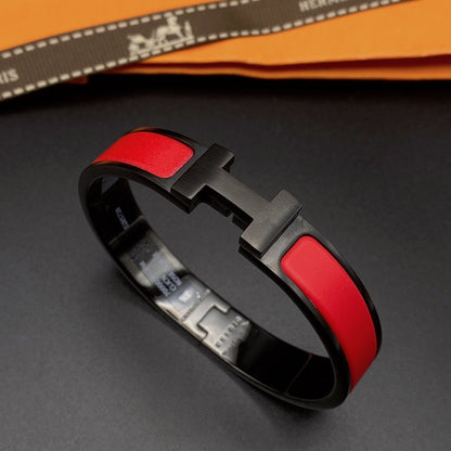 [Lunabriance]CLIC HM SO BLACK RED BRACELET