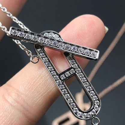 [Lunabriance]HM NECKLACE PLATINUM ROSE GOLD DIAMOND