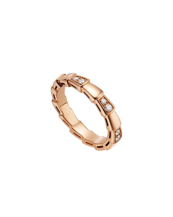 [Lunabriance]SERPENTI RING PINK GOLD  3MM