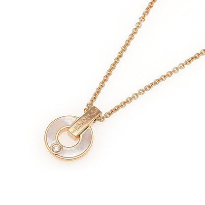 [Lunabriance]GARI NECKLACE PINK GOLD MOP