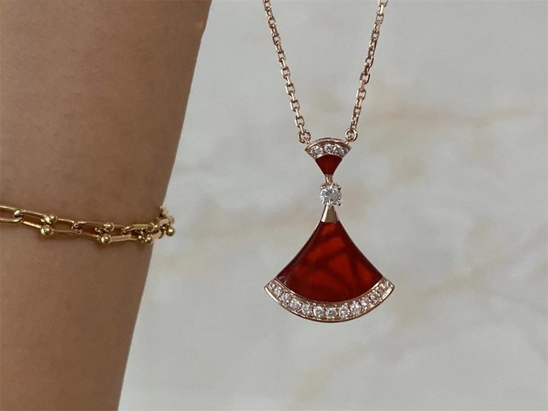 [Lunabriance]DREAM NECKLACE CARNELIAN DIAMOND