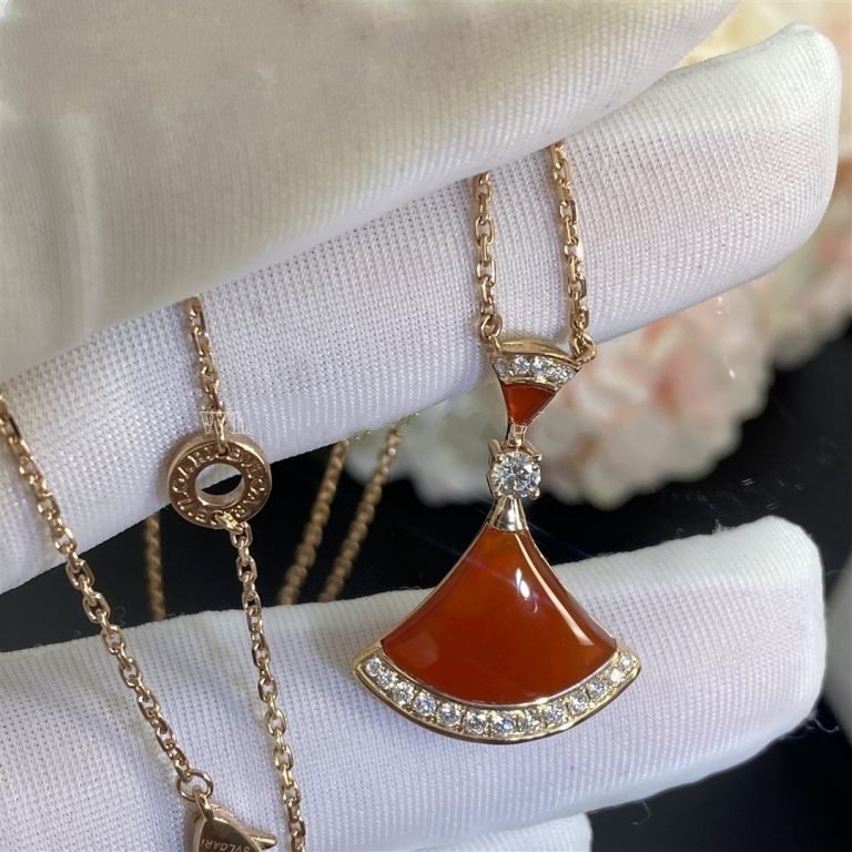 [Lunabriance]DREAM NECKLACE CARNELIAN DIAMOND