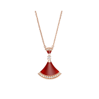 [Lunabriance]DREAM NECKLACE CARNELIAN DIAMOND