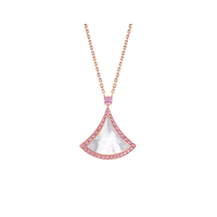 [Luna Brilliance]DREAM NECKLACE MOP DIAMOND PINK