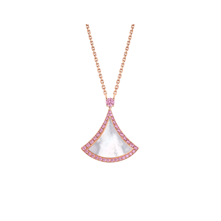 [Luna Brilliance]DREAM NECKLACE MOP DIAMOND PINK