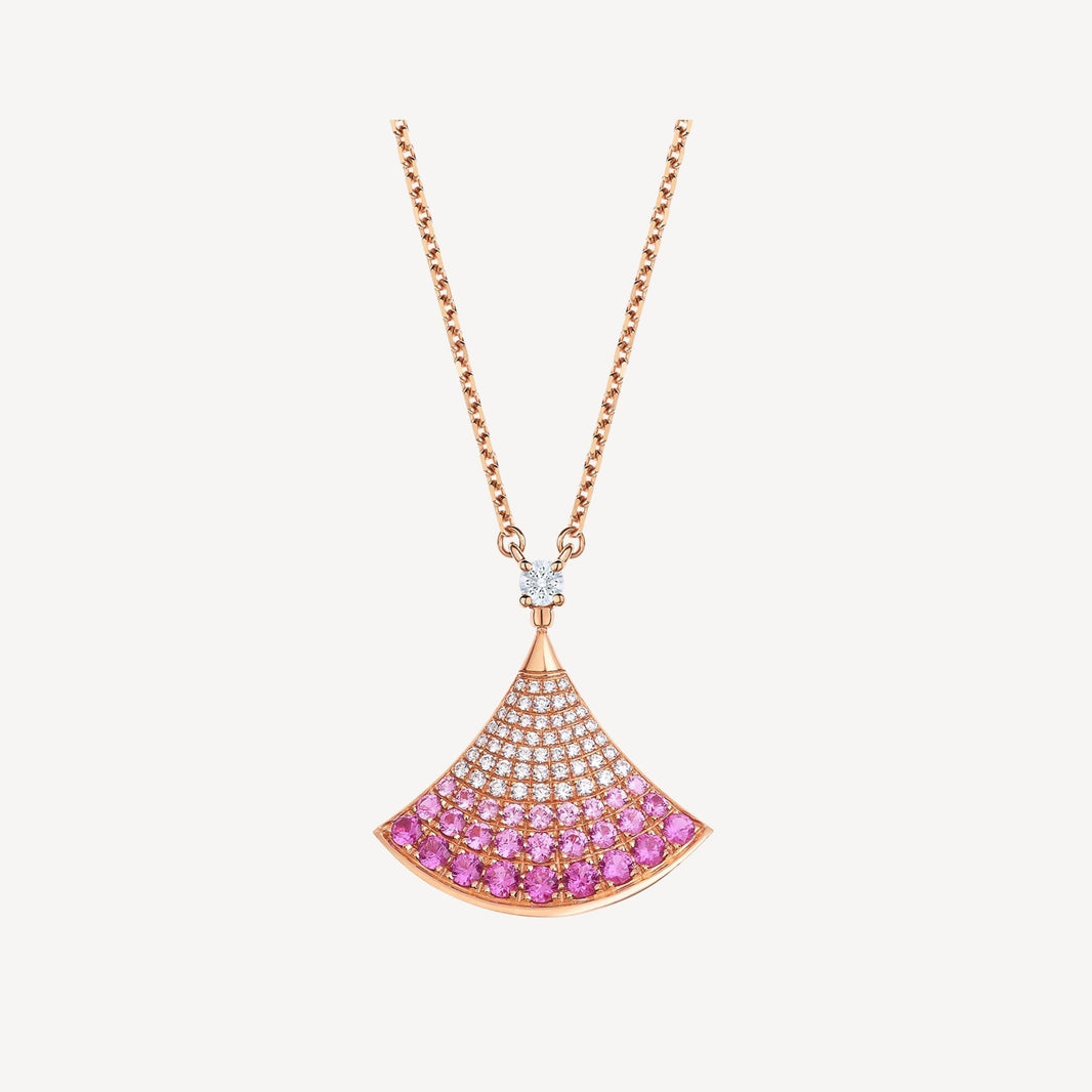[Luna Brilliance]DREAM NECKLACE PINK GOLD PINK DIAMOND