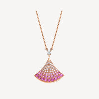 [Luna Brilliance]DREAM NECKLACE PINK GOLD PINK DIAMOND