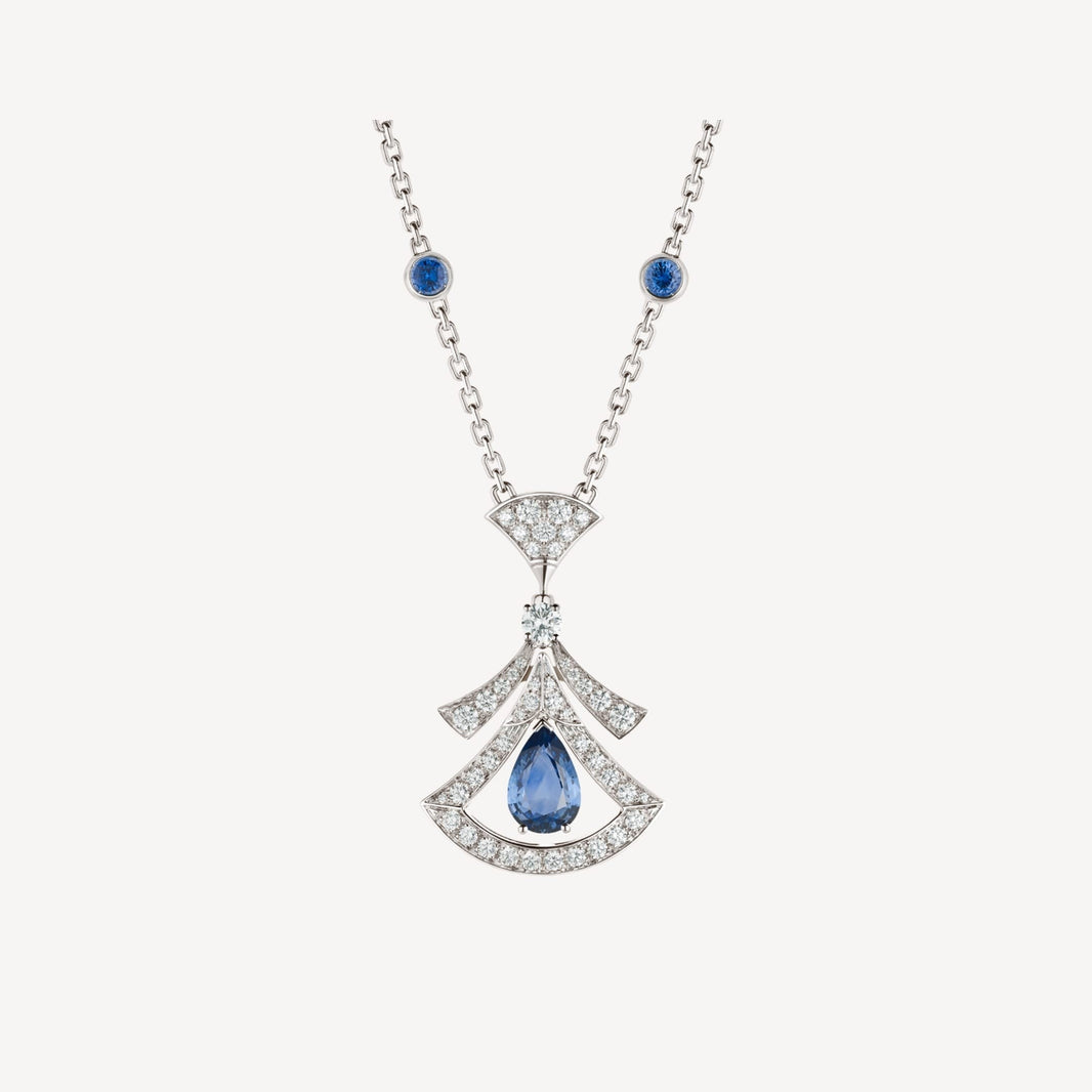 [Luna Brilliance]DREAM NECKLACE AGATE DIAMOND SILVER