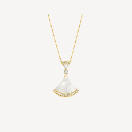 [Luna Brilliance]DREAM NECKLACE MOP GOLD DIAMOND