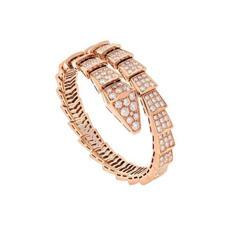 [Luna Brilliance]SERPENTI BRACELET 8MM PINK GOLD DIAMOND