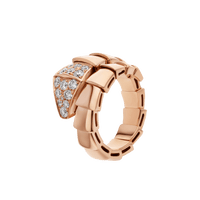 [Luna Brilliance]SERPENTI RING PINK GOLD DIAMOND