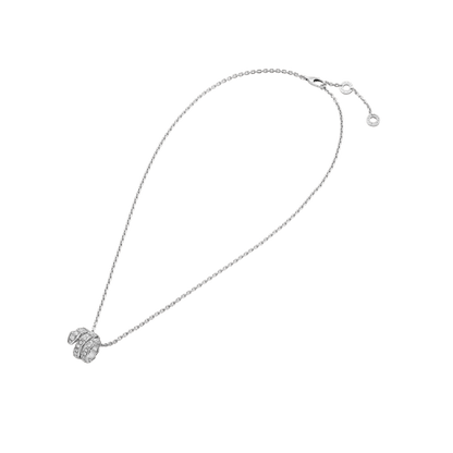 [Lunabriance]SERPENTI  NECKLACE DOUBLE RING DIAMOND