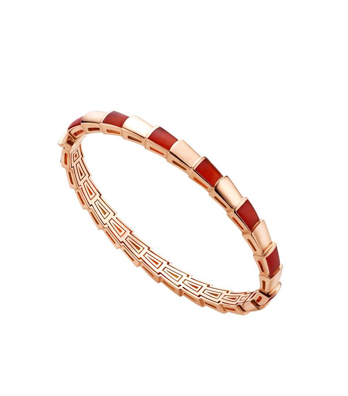 [Lunabriance]SERPENTI BRACELET PINK GOLD RUBELLITE