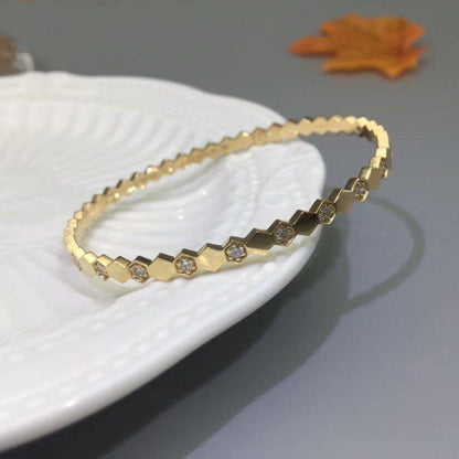 [Lunabriance]BEE LOVE GOLD DIAMOND BRACELET