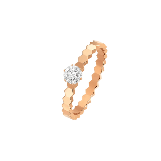 [Lunabriance]BEE LOVE RING PINK GOLD 1 DIAMOND