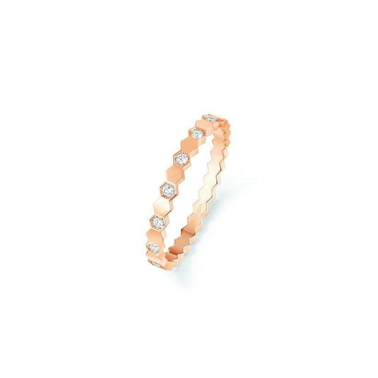 [Lunabriance]BEE LOVE RING PINK GOLD DIAMOND