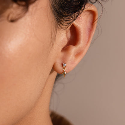 Diamond Star Flatback Studs