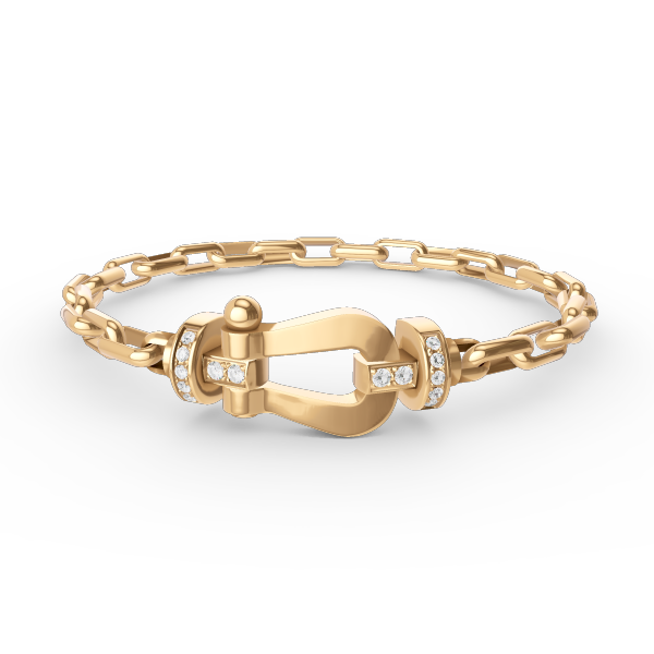 [Lunabriance]FORCE LARGE HORSESHOE CLASP  METAL BRACELET