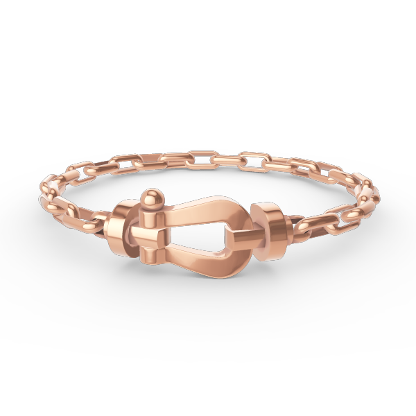 [Lunabriance]FORCE LARGE HORSESHOE CLASP  METAL BRACELET