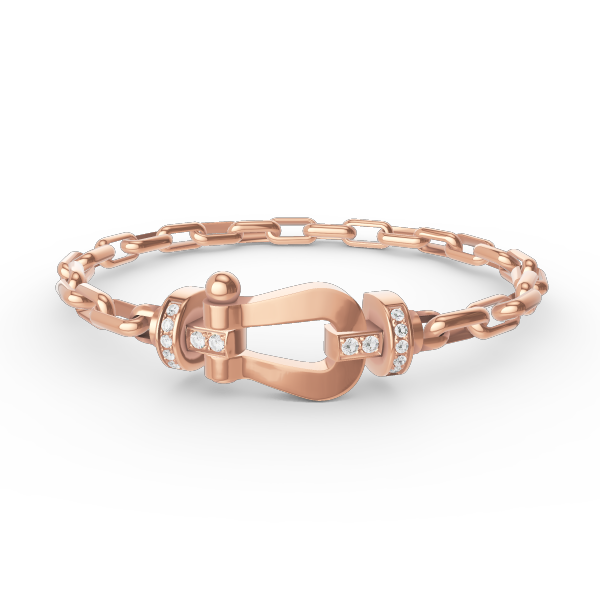 [Lunabriance]FORCE LARGE HORSESHOE CLASP  METAL BRACELET